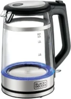Black+Decker Glass Electric Kettle 1.7L 2200W