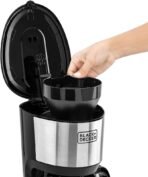 Black+Decker Coffee Maker with Glass Carafe Black 750 Watt - Image 3