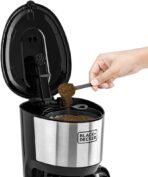 Black+Decker Coffee Maker with Glass Carafe Black 750 Watt - Image 5