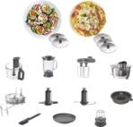 Kenwood Food Processor 1000W with Glass Blender Glass Mill Juicer Extractor Dual Metal Whisk Dough Maker Citrus Juicer - Image 3