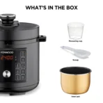 Kenwood Pressure Cooker 6L Electric12 Function Black - Image 9