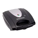 Black+Decker Sandwich Maker 3in1 780 Watt 2 slices Black