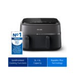 Philips Air Fryer Digital 9 Liter 2750W Quick Air Technology Black - Image 4
